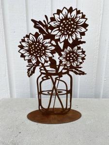 Solroser i vas Lind decoration