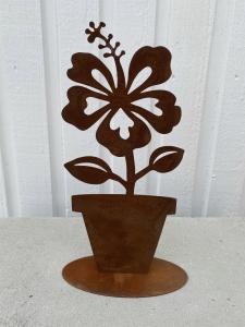 Hibiskus i kruka Lind decoration