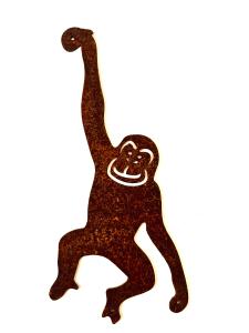Skylt till armeringsjärn Hängande apa Lind Decoration