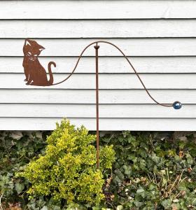 Vindflöjel Tussie med glaskula Lind decoration
