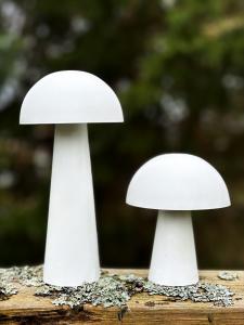 Svamp stående Vit Lind Decoration