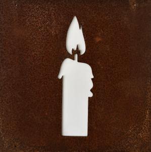 Skylt till armeringsjärn Ljus Lind Decoration