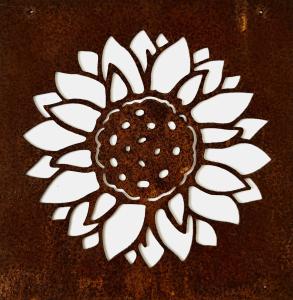 Skylt till armeringsjärn Solros Lind Decoration