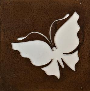 Skylt till armeringsjärn Fjäril Lind Decoration