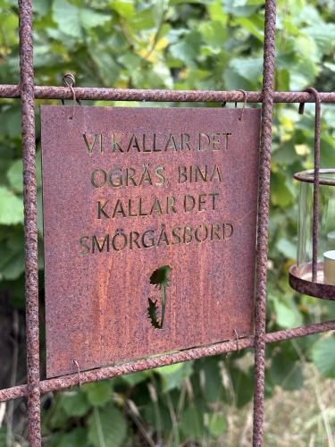 Skylt till armeringsjärn Smörgårsbord Lind Decoration