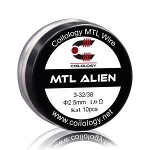 Prebuilt Ni80 Alien MTL coils 32*3ga+38ga