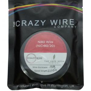 200m spool ni80 nichrome superfine wire brand crazy wire in package