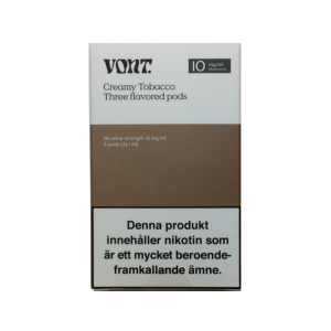 Vont Pod 3-pack 10mg (Creamy Tobacco)