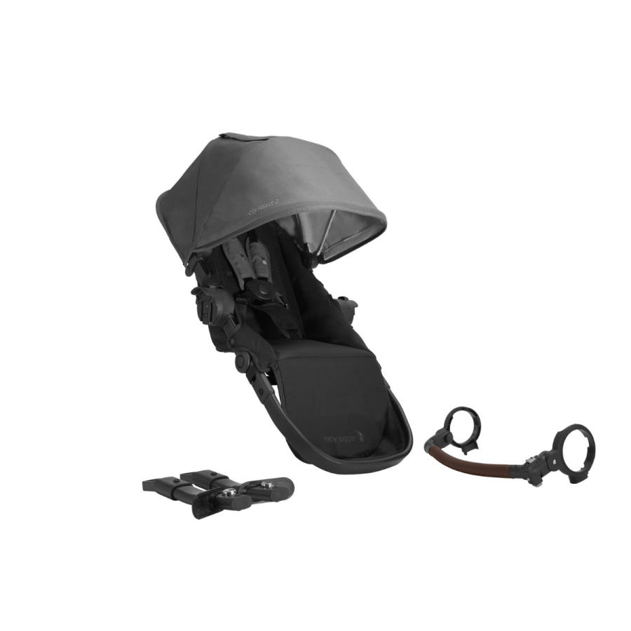 Baby Jogger City Select Second Seat Adaptors Stroller Grey