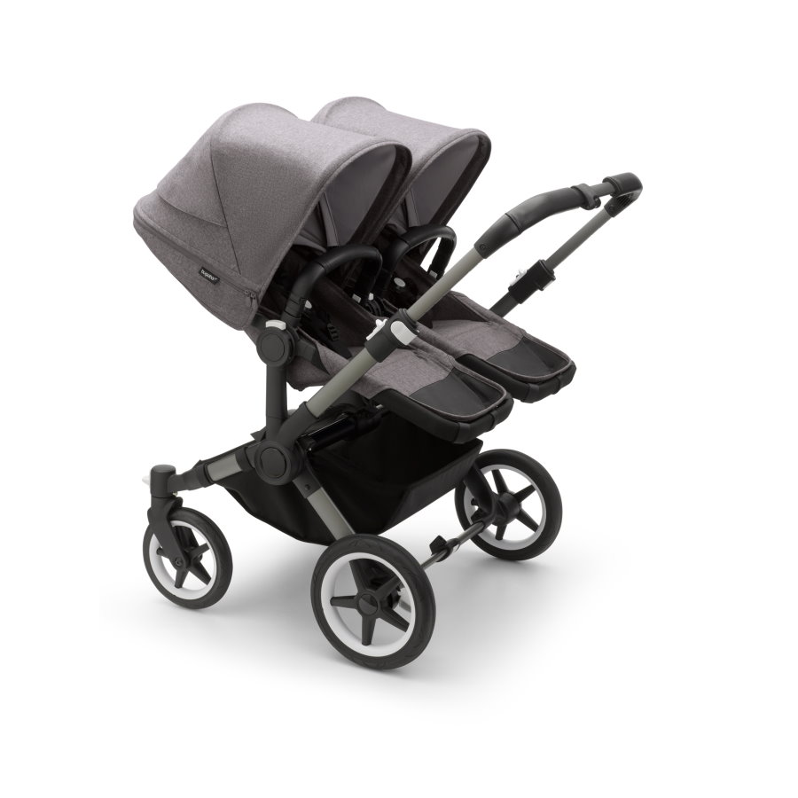 Bugaboo Donkey5 Duo Extension Set GREY MELANGE