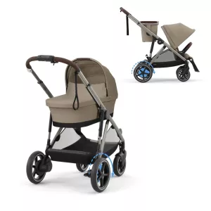 Cybex eGazelle S TAUPE / ALMOND BEIGE - Sittvagn & Liggdel