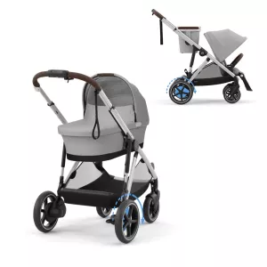 Cybex eGazelle S SILVER / STONE GREY - Sittvagn & Liggdel