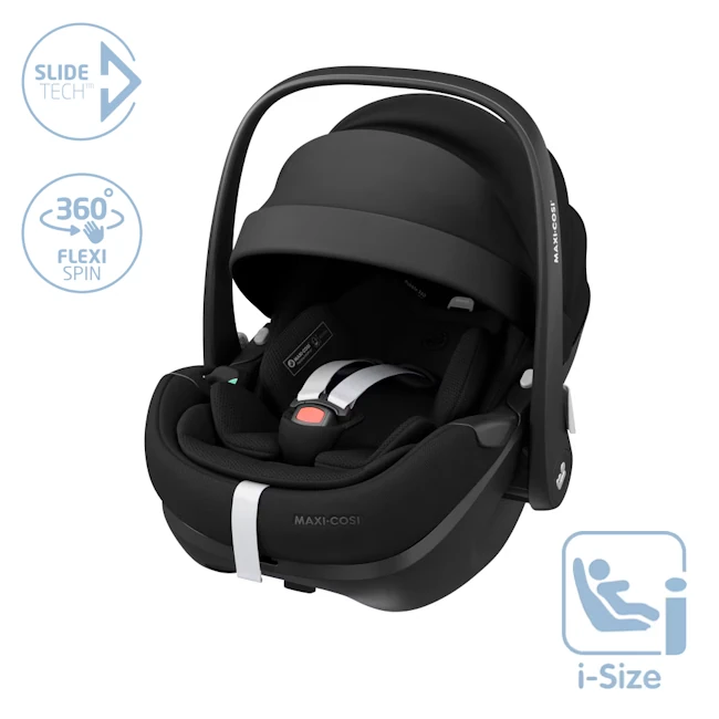 Maxi-Cosi Pebble 360 Pro2 ESSENTIAL BLACK (SlideTech)