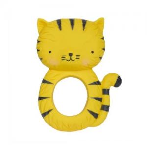 A Little Lovely Company Teething Ring Natural Rubber Tiger