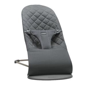 BabyBjörn Bouncer Bliss Anthracite Grey Cotton