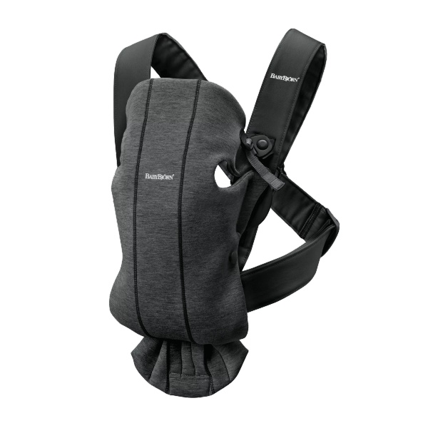 Babybjörn Baby Carrier Mini Charcoal Grey 3D Jersey (Cotton)