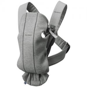 Babybjörn Bärsele Mini 3D Cotton Jersey Ljusgrå