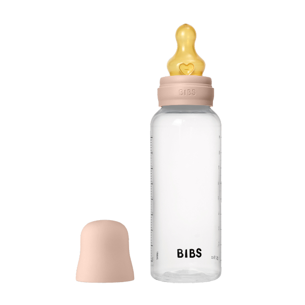 BIBS Baby Bottle Latex 270 ml Blush