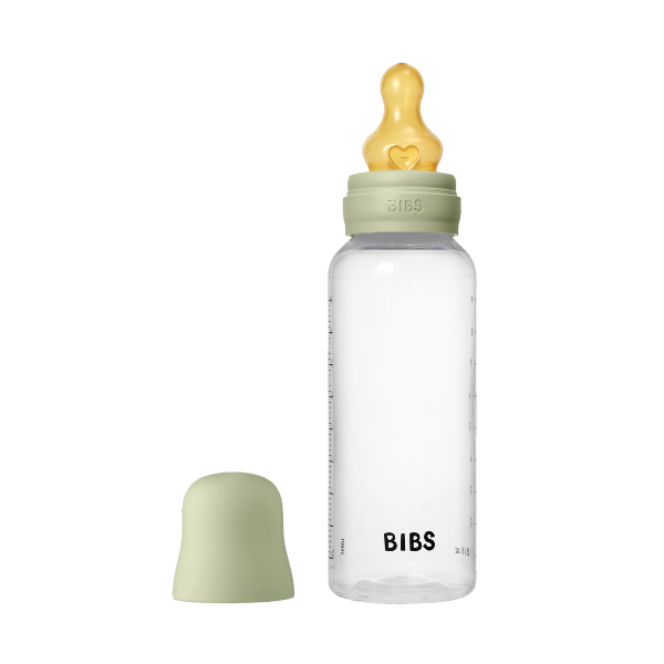 BIBS Baby Bottle Latex 270 ml Sage