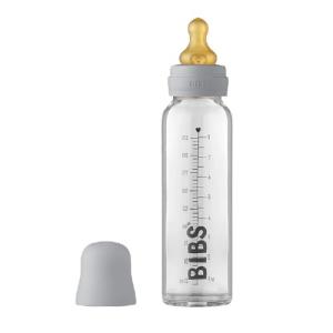 BIBS Baby Glass Bottle Complete Set Latex 225 ml Cloud