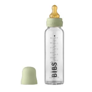 BIBS Baby Glass Bottle Complete Set Latex 225 ml Sage