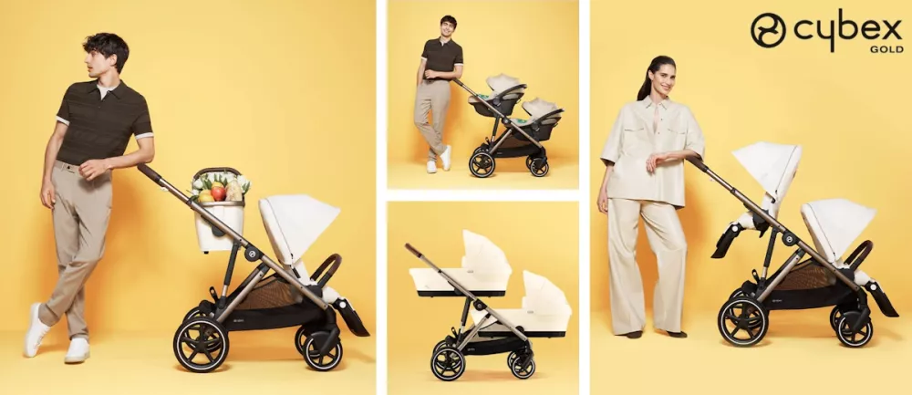 Cybex cheap twins stroller