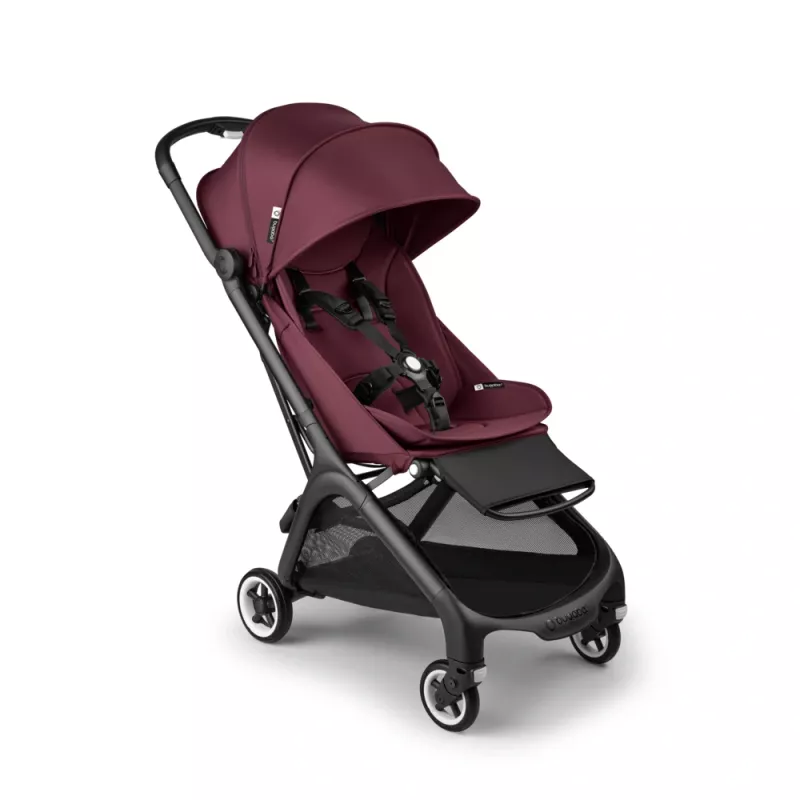 Bugaboo Butterfly BLACK / DARK CHERRY - DARK CHERRY Komplett Sittvagn