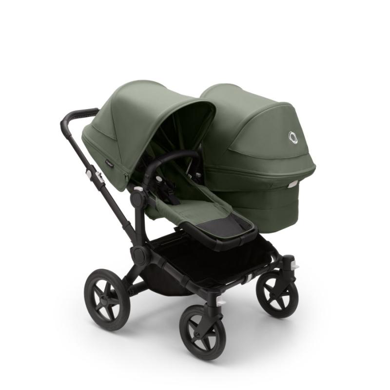 Bugaboo Donkey5 Duo BLACK / FOREST GREEN - FOREST GREEN Complete Stroller