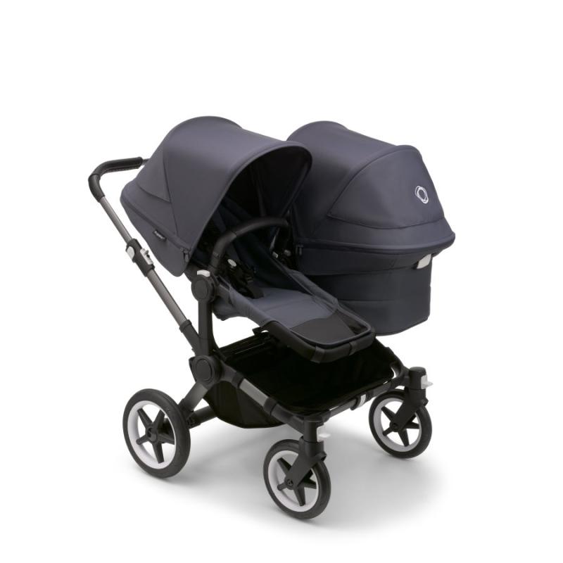 Bugaboo Donkey5 Duo GRAPHITE / STORMY BLUE - STORMY BLUE