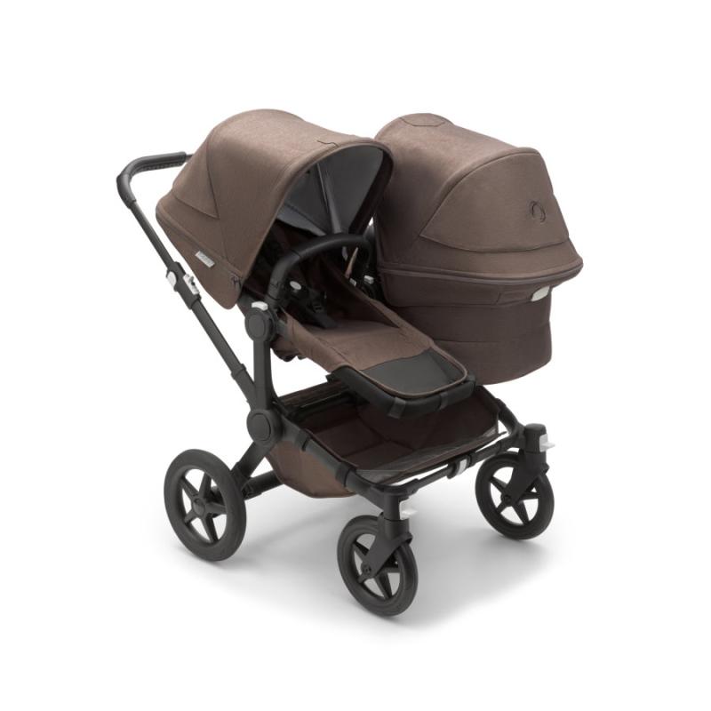 Bugaboo Donkey5 Duo MINERAL BLACK / TAUPE Complete Stroller