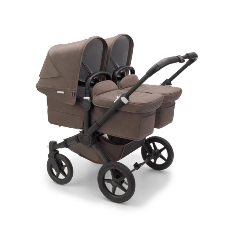 Bugaboo Donkey5 Twin MINERAL BLACK / TAUPE Complete Stroller