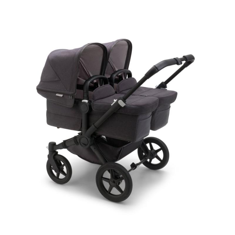 Bugaboo Donkey5 Twin MINERAL BLACK / WASHED BLACK Complete Stroller