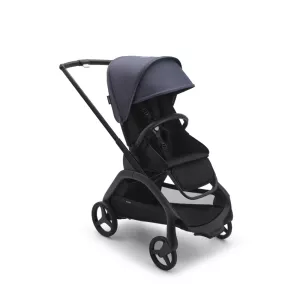 Bugaboo Dragonfly BLACK / MIDNIGHT BLACK - STORMY BLUE Complete Pushchair
