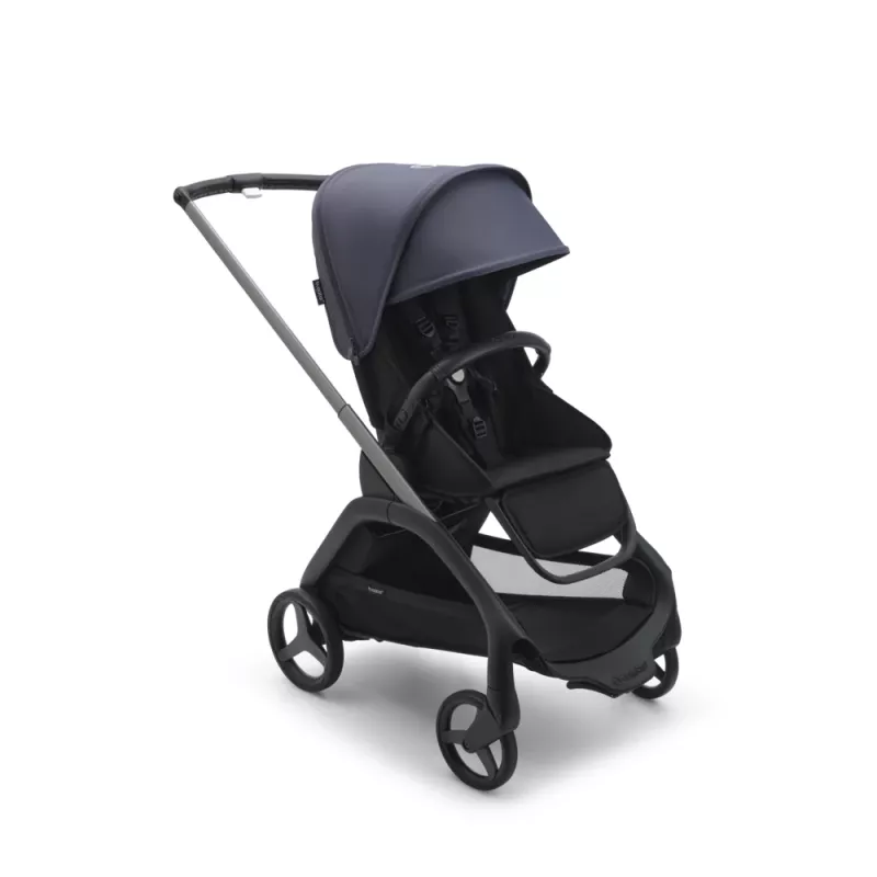 Bugaboo Dragonfly GRAPHITE / MIDNIGHT BLACK - STORMY BLUE Complete Pushchair