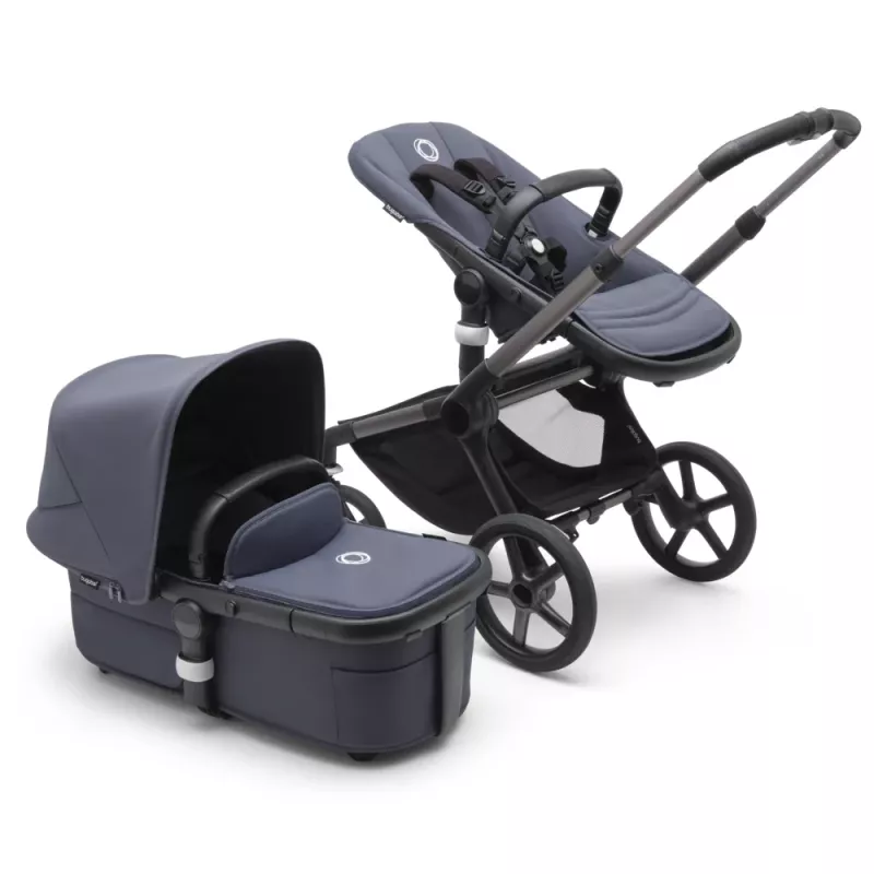 Bugaboo Fox5 GRAPHITE / STORMY BLUE - STORMY BLUE Complete Stroller