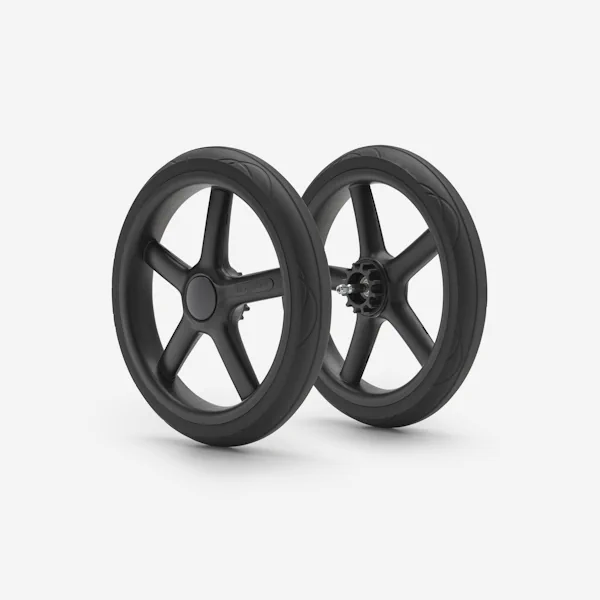 Bugaboo Fox5 Rear Wheels BLACK 2 pcs (spare part)