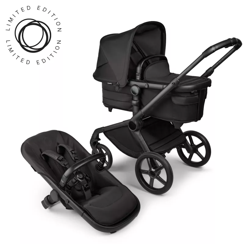 Bugaboo Fox5 NOIR Limited Edition BLACK MOONLIGHT Complete Stroller