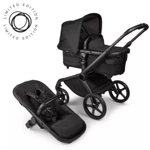 Bugaboo Fox5 NOIR Limited Edition BLACK MOONLIGHT Komplett Barnvagn