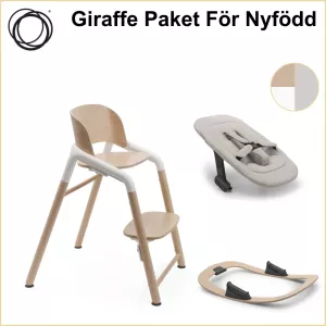 Bugaboo Giraffe Paket För Nyfödd NEUTRAL WOOD / WHITE