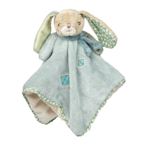 Bukowski Benji Baby Rug Rabbit Puppet Green