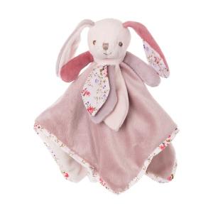 Bukowski Benji Baby Rug Rabbit Puppet Pink