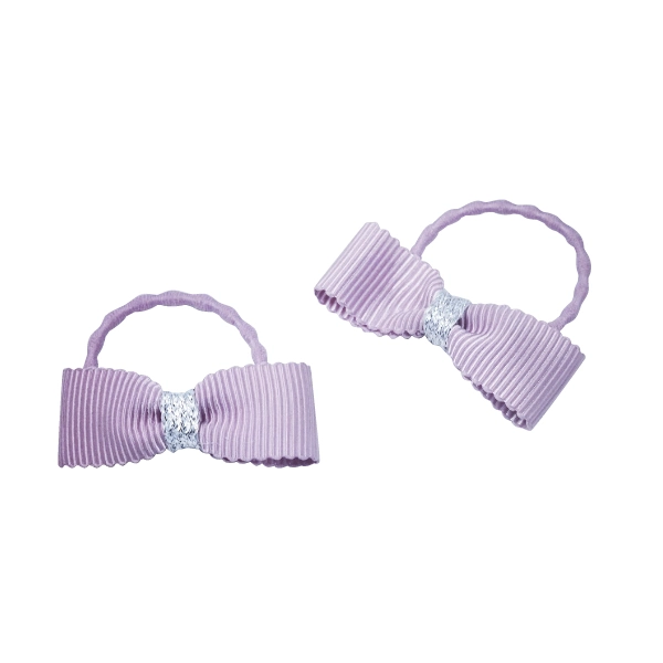 Busy Lizzie Tofsar Rosett 2-pack Bow Pink