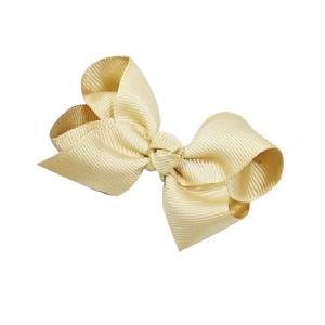 Busy Lizzie Hair Clip With Big Bow Beige