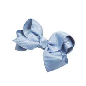 Busy Lizzie Hair Clip With Big Bow Blue