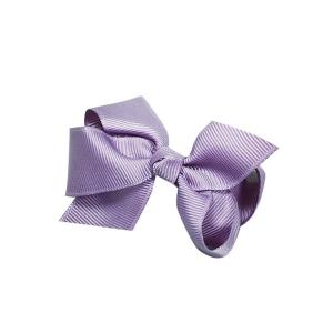 Busy Lizzie Hair Clip With Big Bow Purple