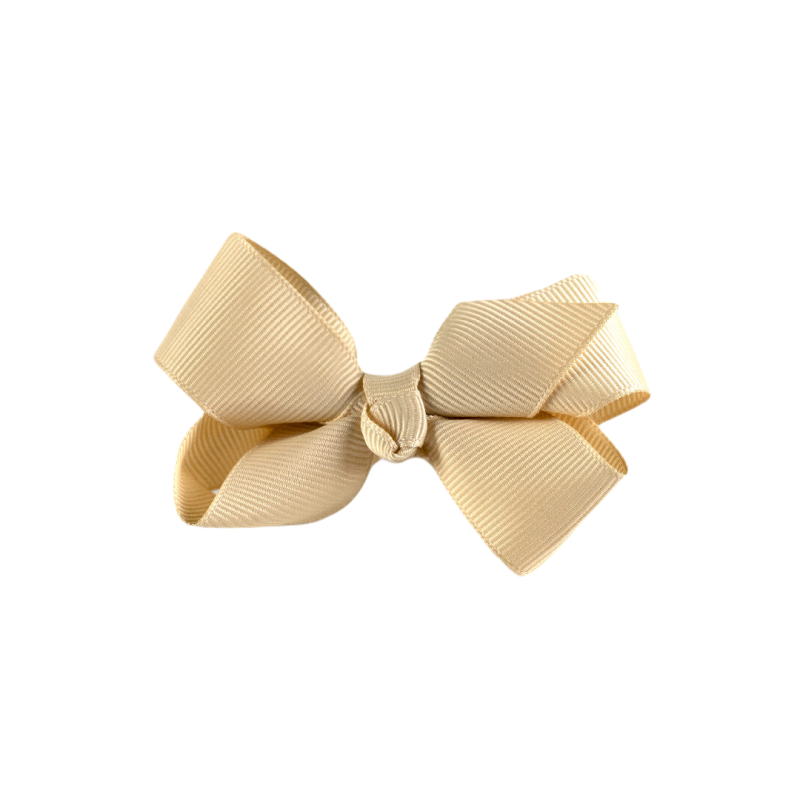 Busy Lizzie Hair Clip With Big Bow Creme