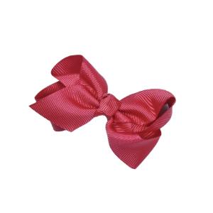Buzy Lizzie Crocodile Clip with a Bow Red
