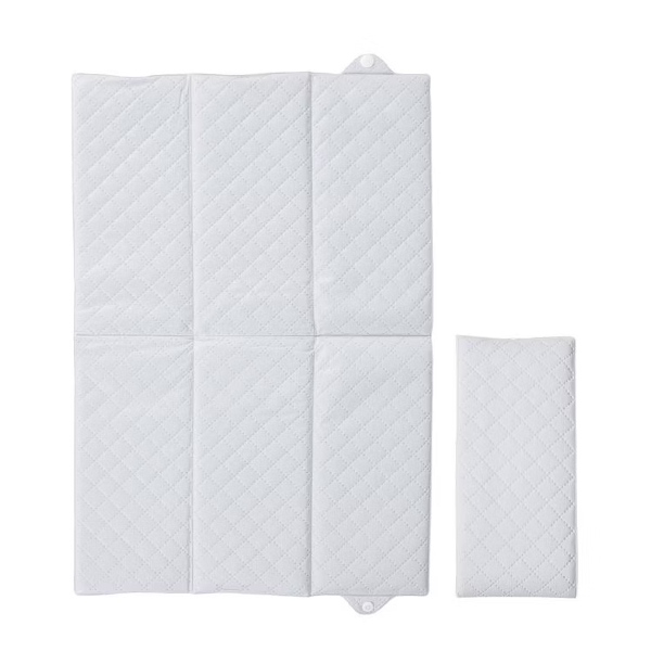 Ceba Baby Travel Mat Changing Pad White Quilted