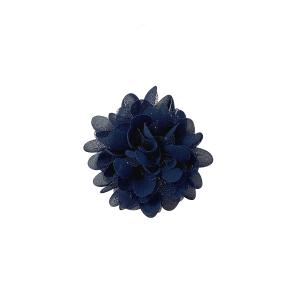 Creamie Flowerpins Hair Clip & Brooch Flower Dark Blue Glitter