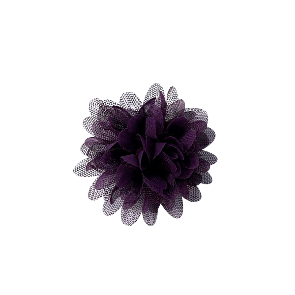 Creamie Flowerpins Hair Clip & Brooch Flower Dark Purple